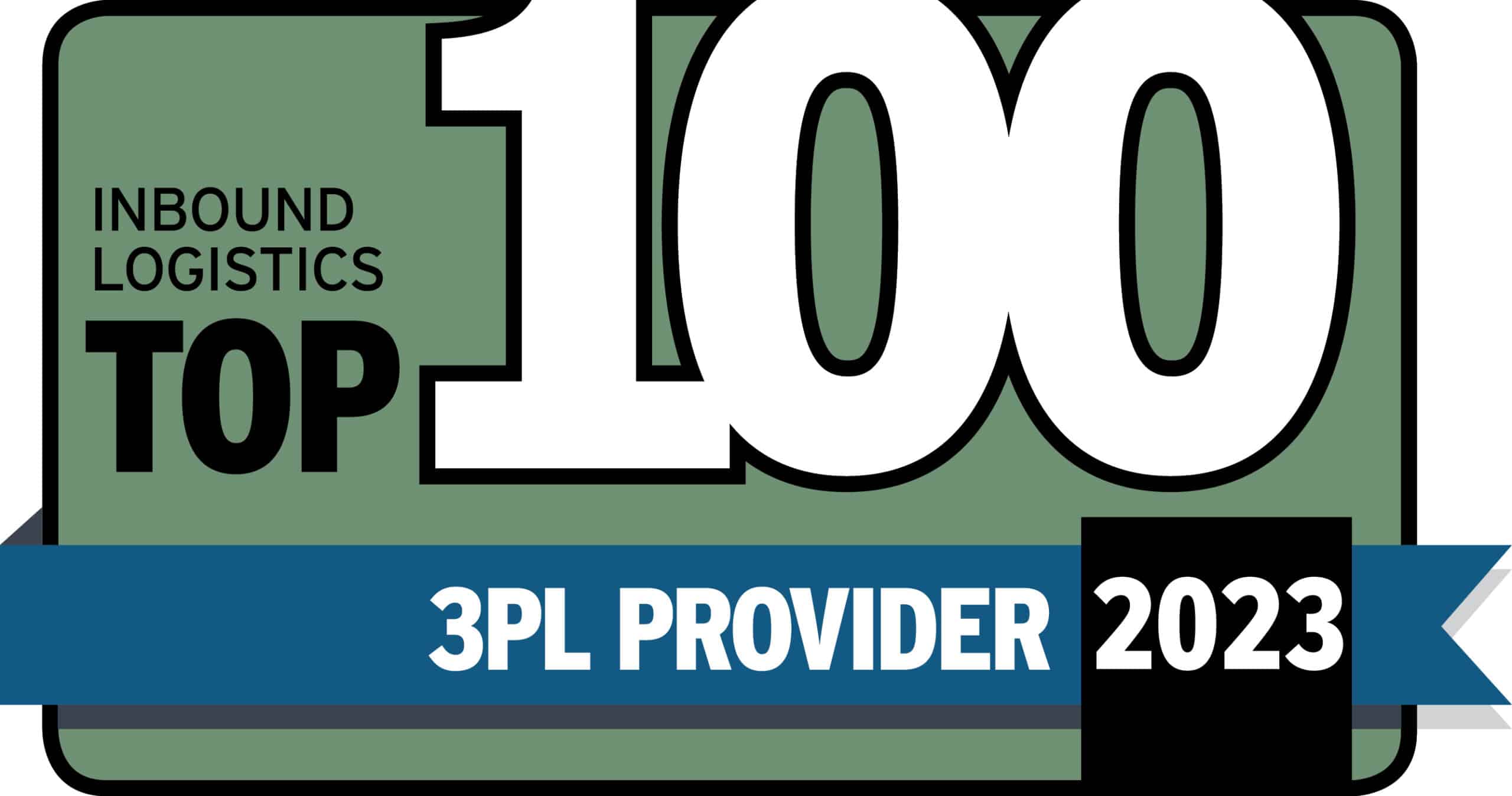 Il Top100 3pl Logo 2023 300dpi Inbound Logistics 2023 3PL Provider award graphic.